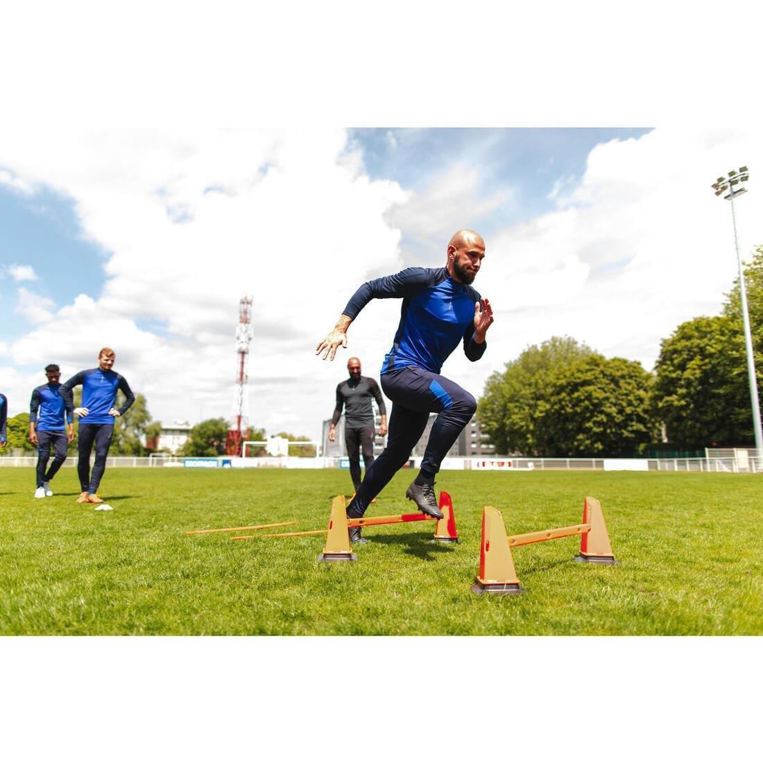 Football Training Bars Twin-Pack Modular, Orange, No Color, large image number 3
