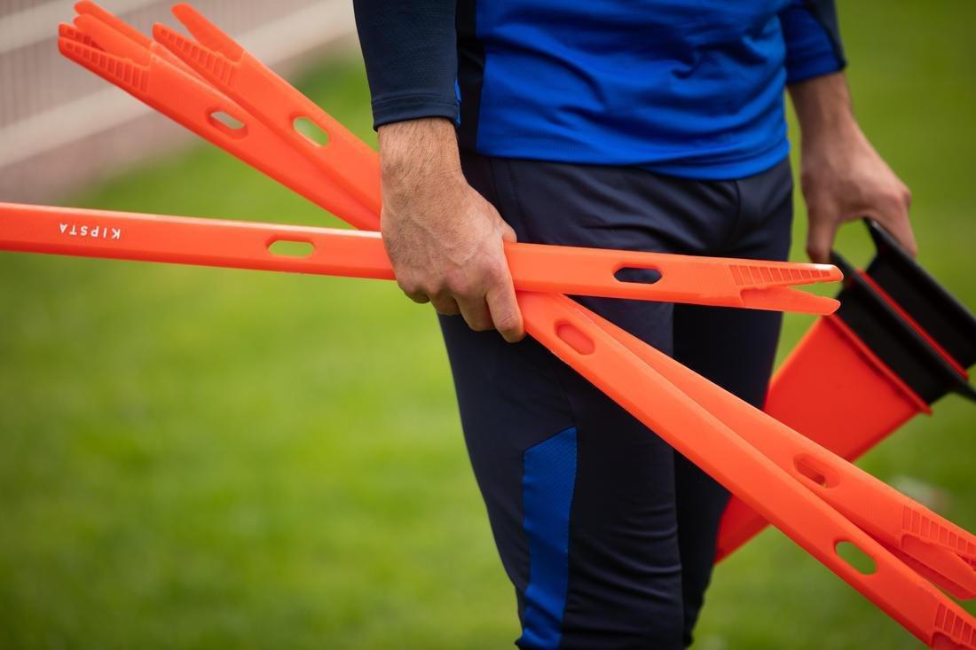 Football Training Bars Twin-Pack Modular, Orange, No Color, large image number 7