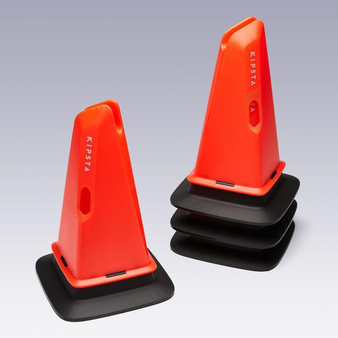 Weighted Training Cones 4-Pack Modular, Orange, No Color, large image number 4