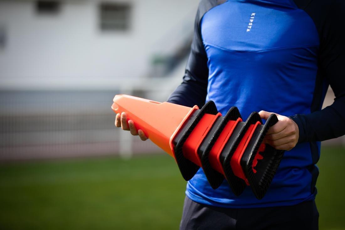 Weighted Training Cones 4-Pack Modular, Orange, No Color, large image number 8