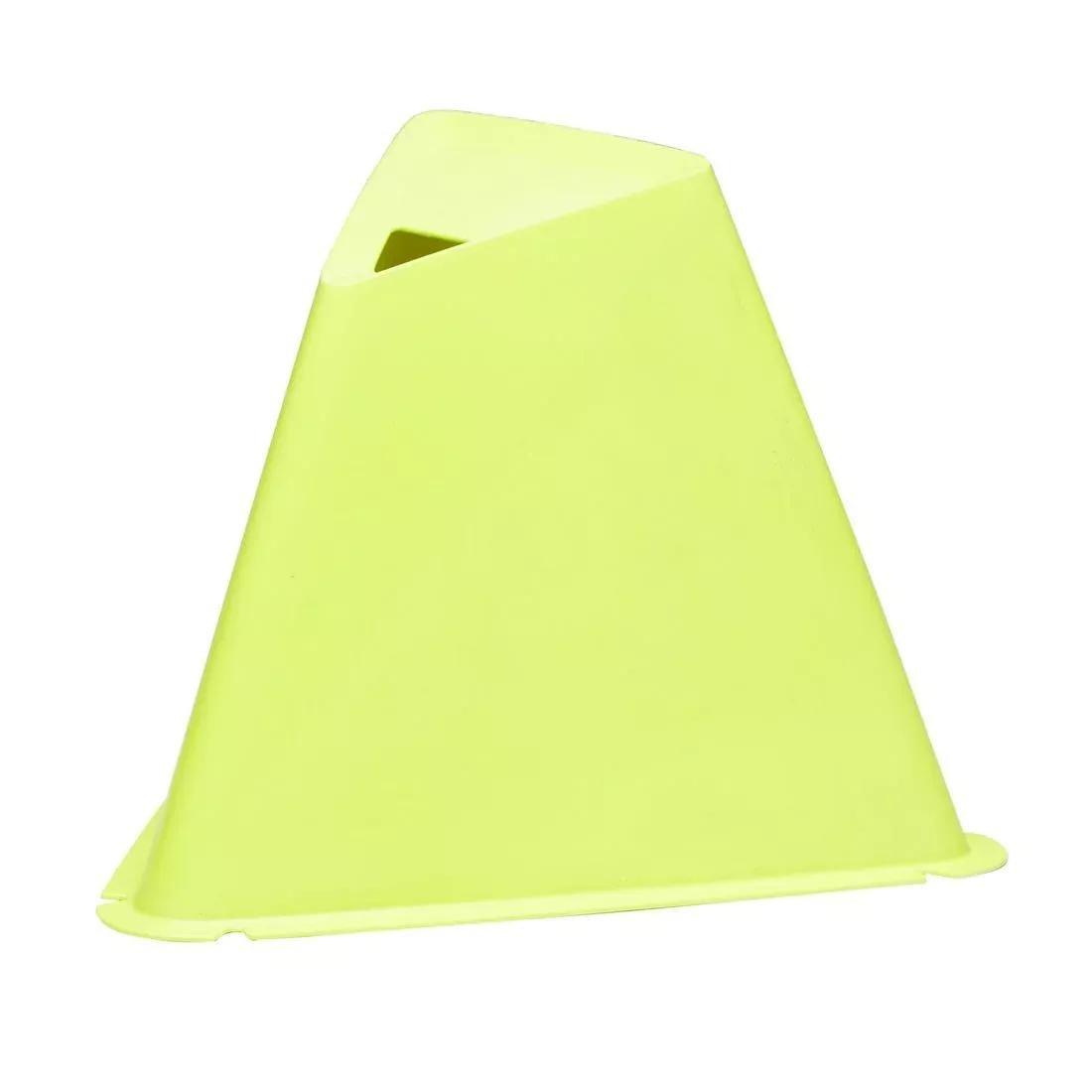 KIPSTA - Training Cones 6-Pack Essential, Fluo Lime Yellow