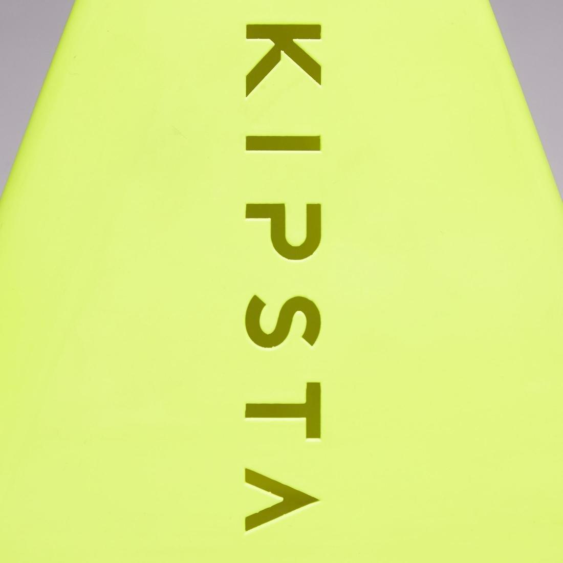 KIPSTA - Training Cones 6-Pack Essential, Fluo Lime Yellow