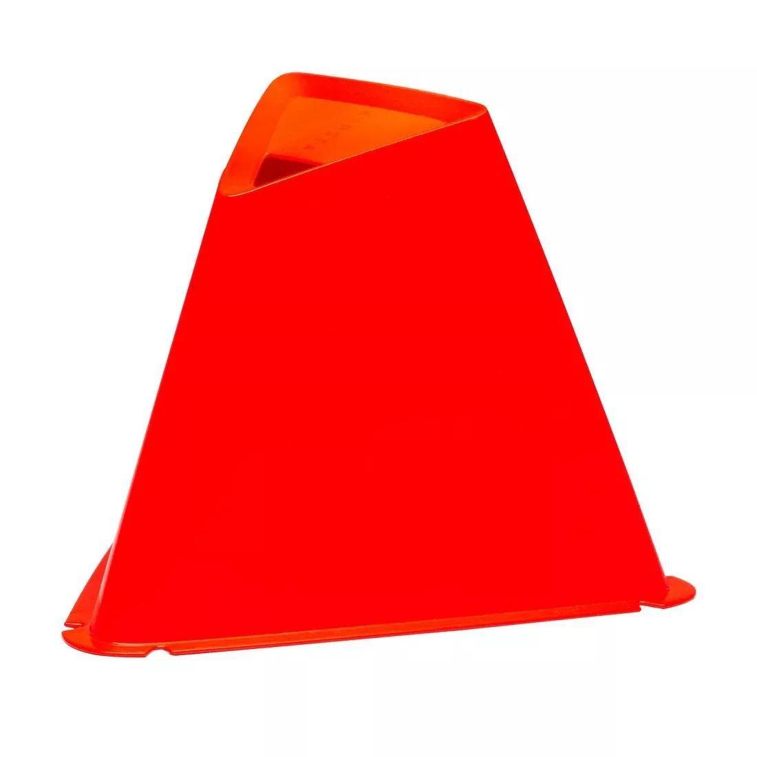 KIPSTA - Training Cones 6-Pack Essential, Fluo Lime Yellow