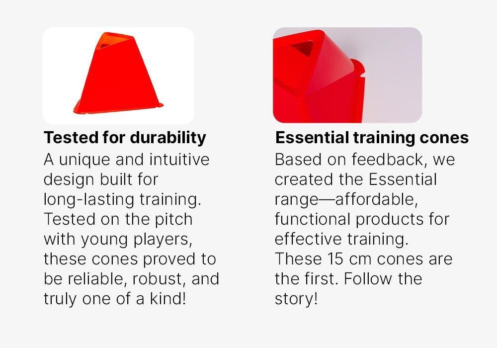 Training Cones 6-Pack Essential, Fluo Blood Orange, No Color, large image number 17