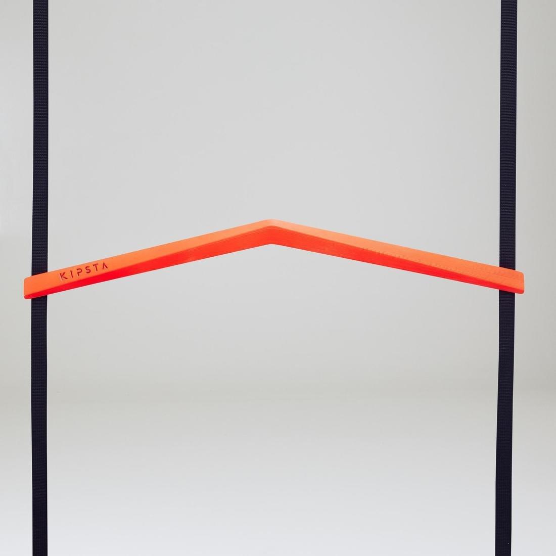 Essential Football Agility Ladder, Fluo Blood Orange, No Color, large image number 1
