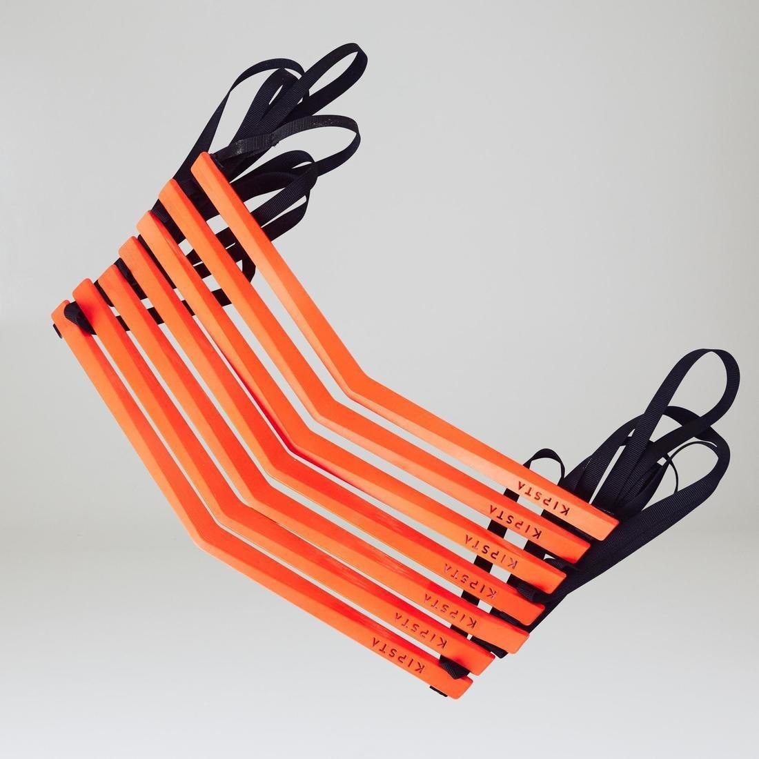 KIPSTA - Essential Football Agility Ladder, Fluo Blood Orange