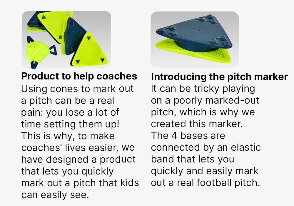 Essential Pitch Marker, Yellow, No Color, medium