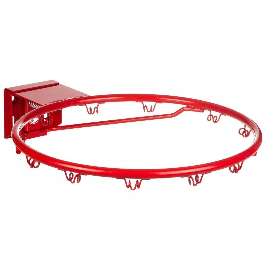 TARMAK - R900 Official Flexible Basketball Rim for Basketball Baskets, Red