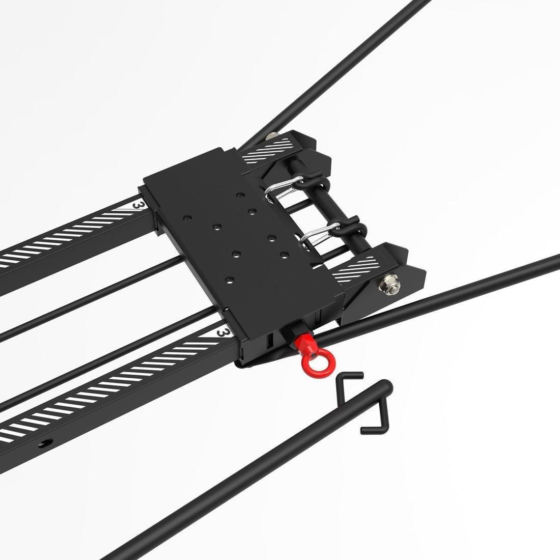 Basketball Wall Attachment Compatible With SB100, SB700, 3 playing heights, Black, No Color, large image number 2