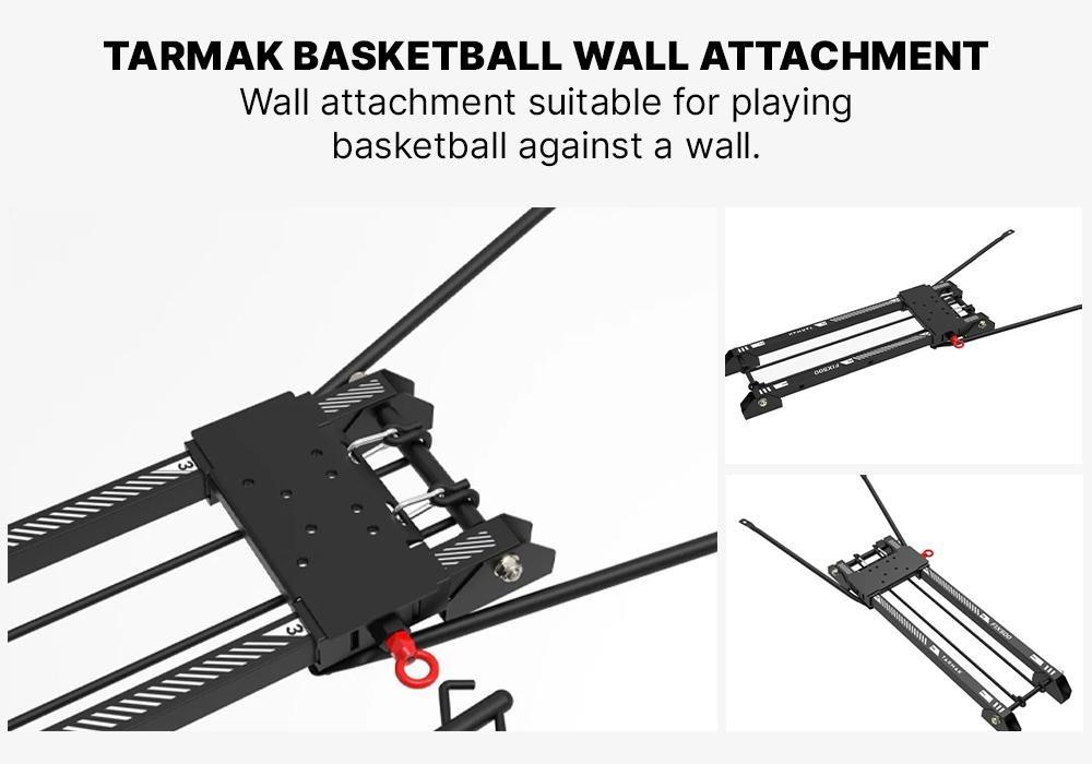 Basketball Wall Attachment Compatible With SB100, SB700, 3 playing heights, Black, No Color, large image number 8