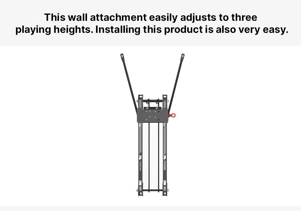 Basketball Wall Attachment Compatible With SB100, SB700, 3 playing heights, Black, No Color, medium