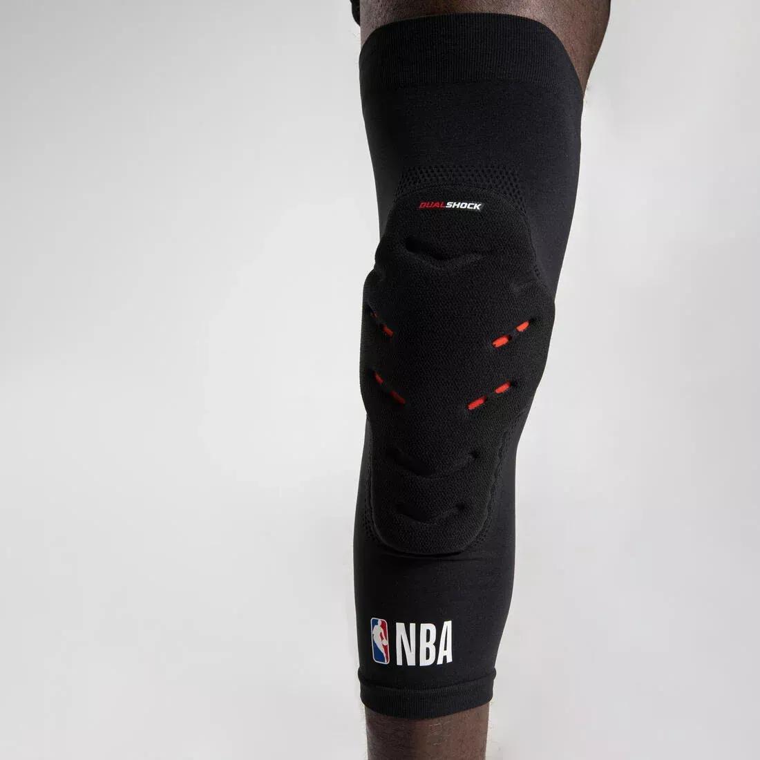 Adult Protective Basketball Knee Pads Twin-Pack - Nba, Black, , large image number 0