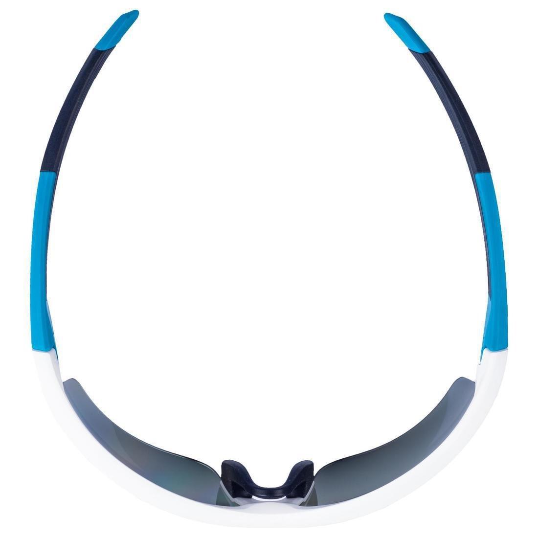 Polarised Beach Sports Sunglasses, White/Blue, Cyan, No Color, large image number 4