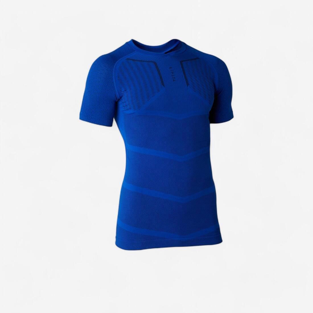 Men Short-Sleeved Thermal Base Layer Top Keep Dry - 500, Black, , large image number 12