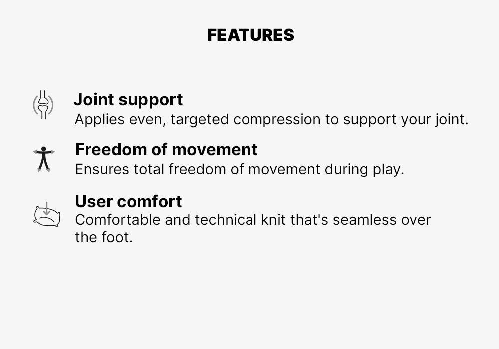 Left/Right Compression Ankle Support Soft 500 , Dark Grey, No Color, large image number 1