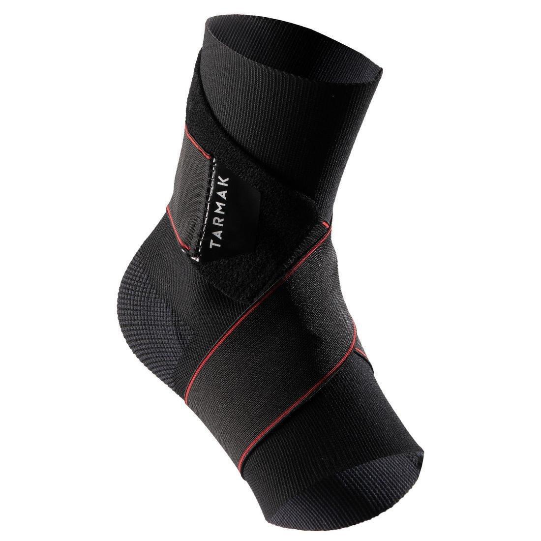 Strong 100 Right/Left Ankle Ligament Support, Black, No Color, medium