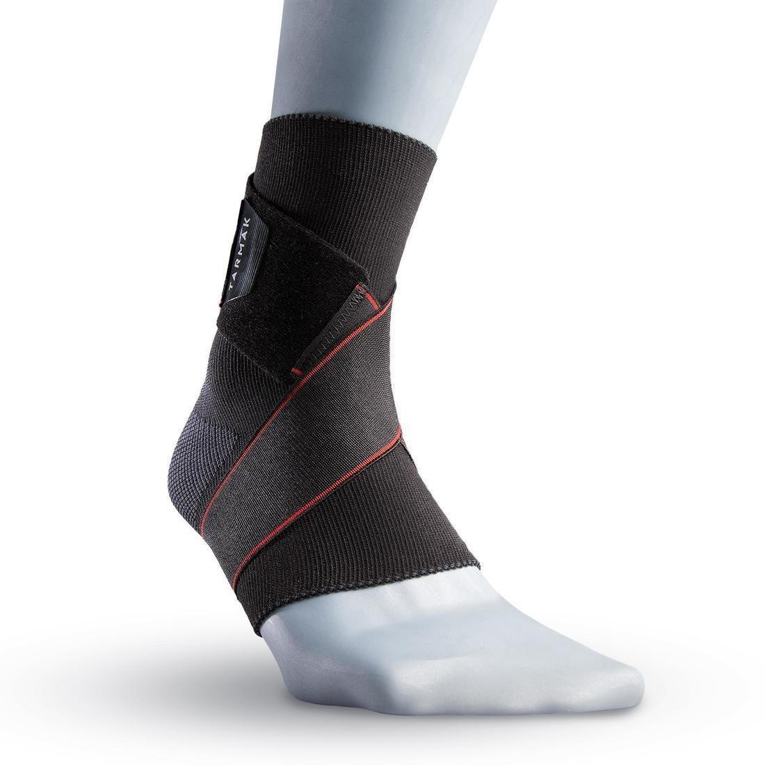Strong 100 Right/Left Ankle Ligament Support, Black, No Color, medium