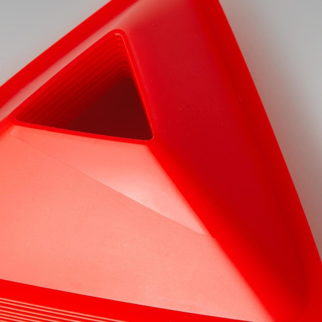 Essential Football Training Flat Markers - 10-Pack, Orange, No Color, medium