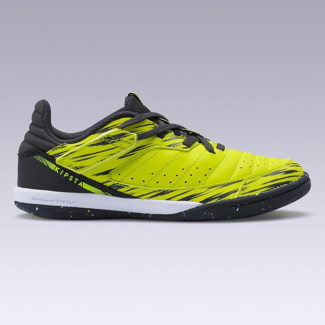 Kids' Futsal Trainers Eskudo 500, Lime Green, , large image number 1