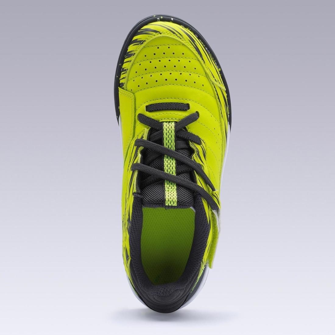 Kids' Futsal Trainers Eskudo 500, Lime Green, , large image number 3