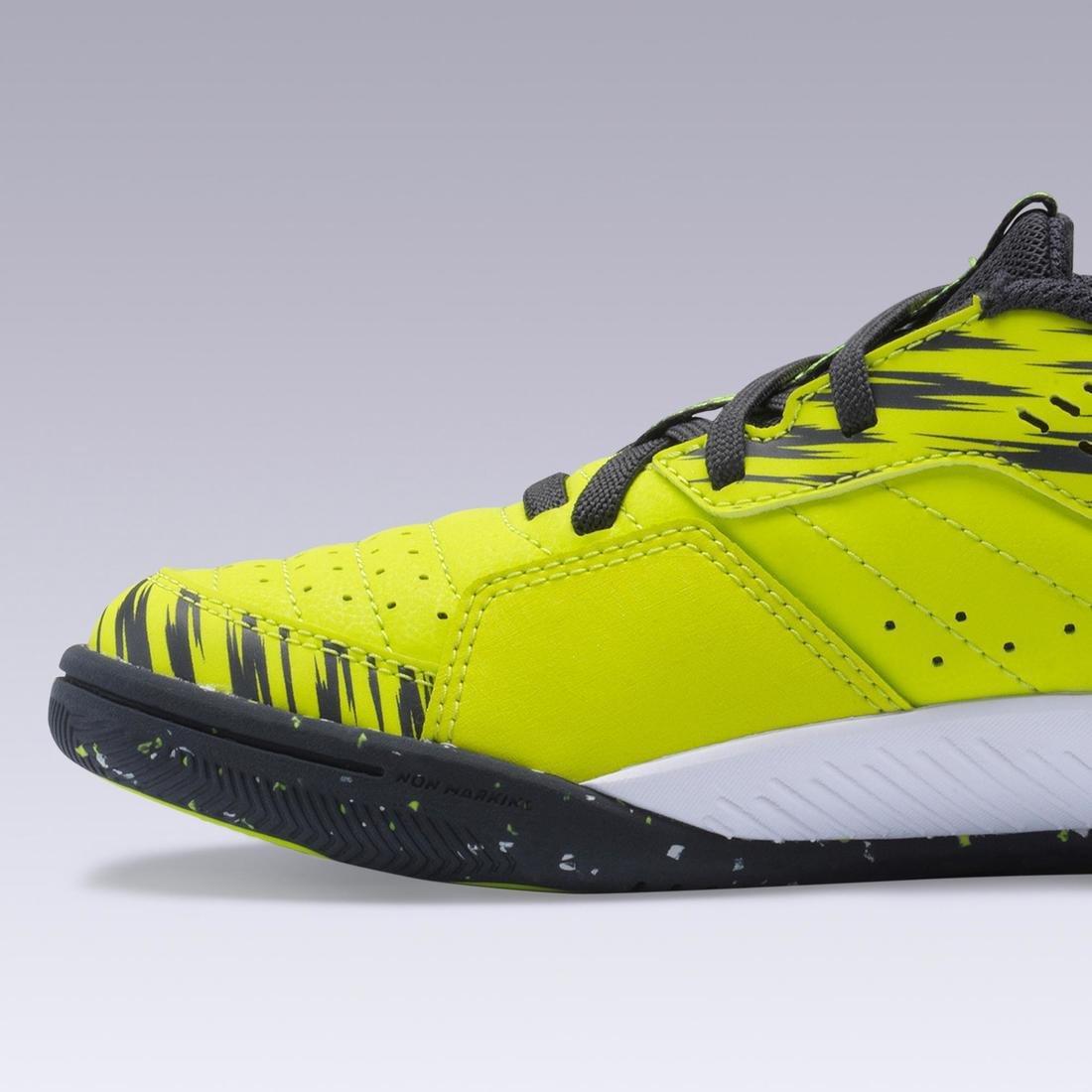 Kids' Futsal Trainers Eskudo 500, Lime Green, , large image number 5