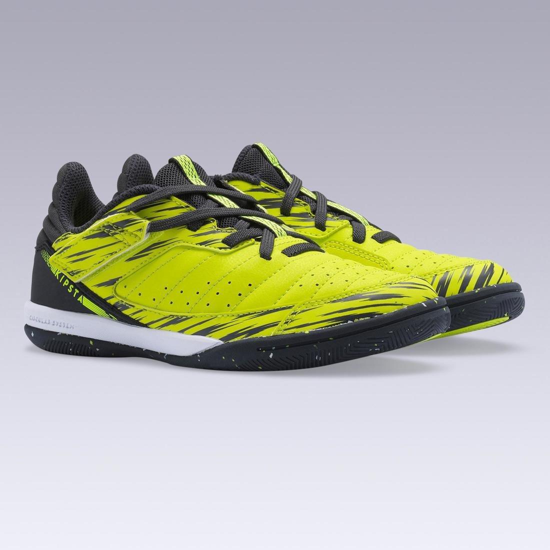 Kids' Futsal Trainers Eskudo 500, Lime Green, , large image number 7