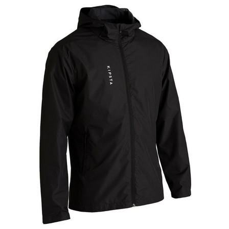 KIPSTA - T100 Football Waterproof Jacket, Black