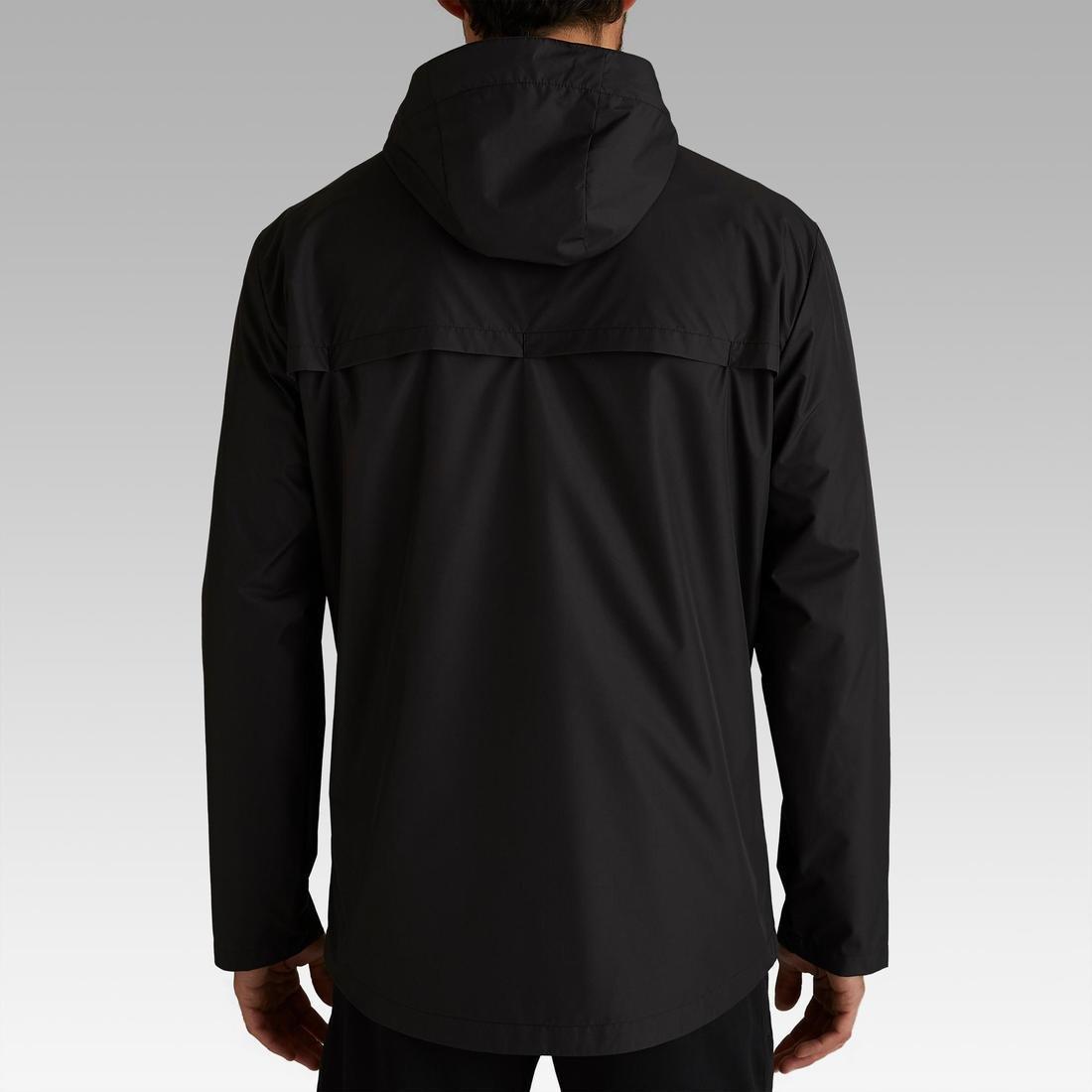 KIPSTA - Men Football Waterproof Jacket-T100, Black