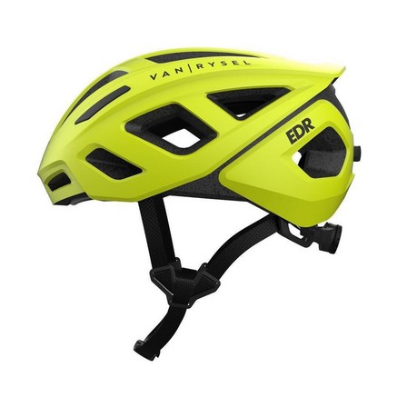 VAN RYSEL - Roadr 500 Road Cycling Helmet, Fluo Lime Yellow