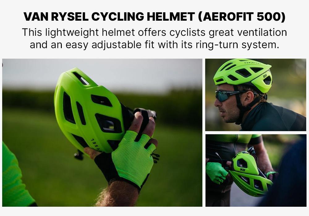 Roadr 500 Road Cycling Helmet, Fluo Lime Yellow, , large image number 17