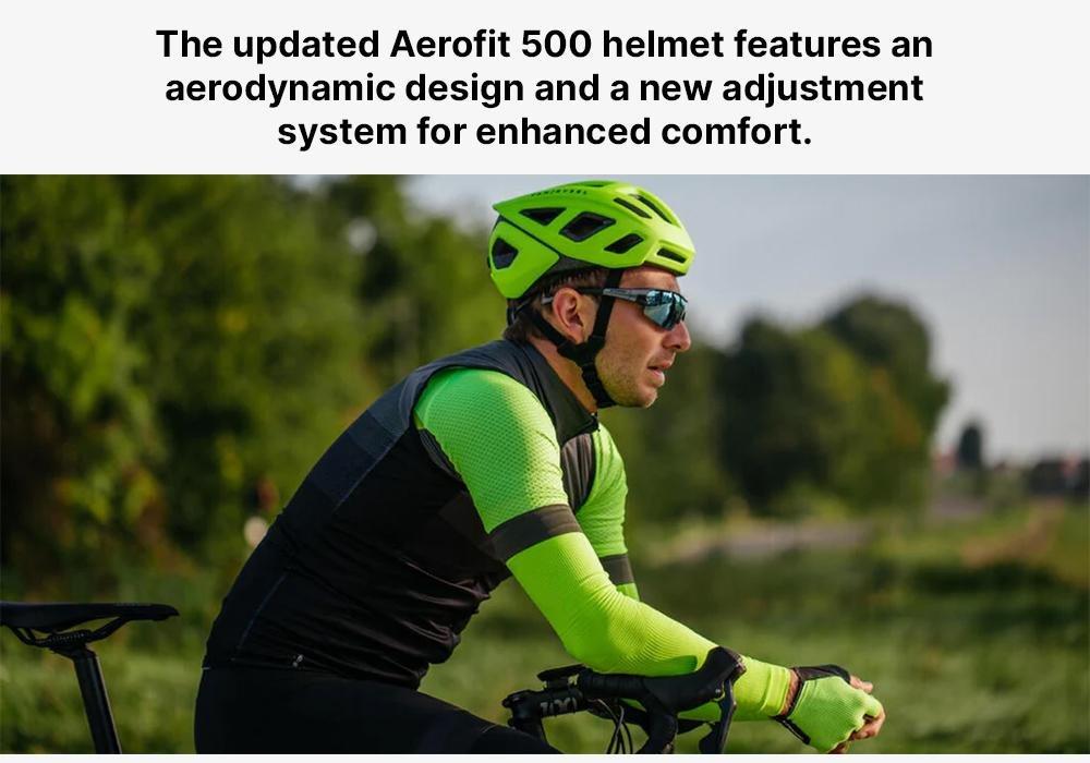Roadr 500 Road Cycling Helmet, Fluo Lime Yellow, , large image number 18