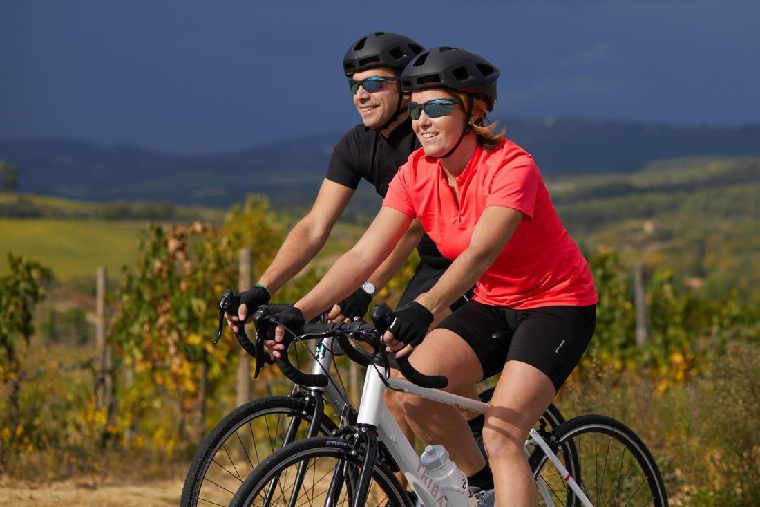 Roadr 100 Cycling Helmet, Black, No Color, large image number 6