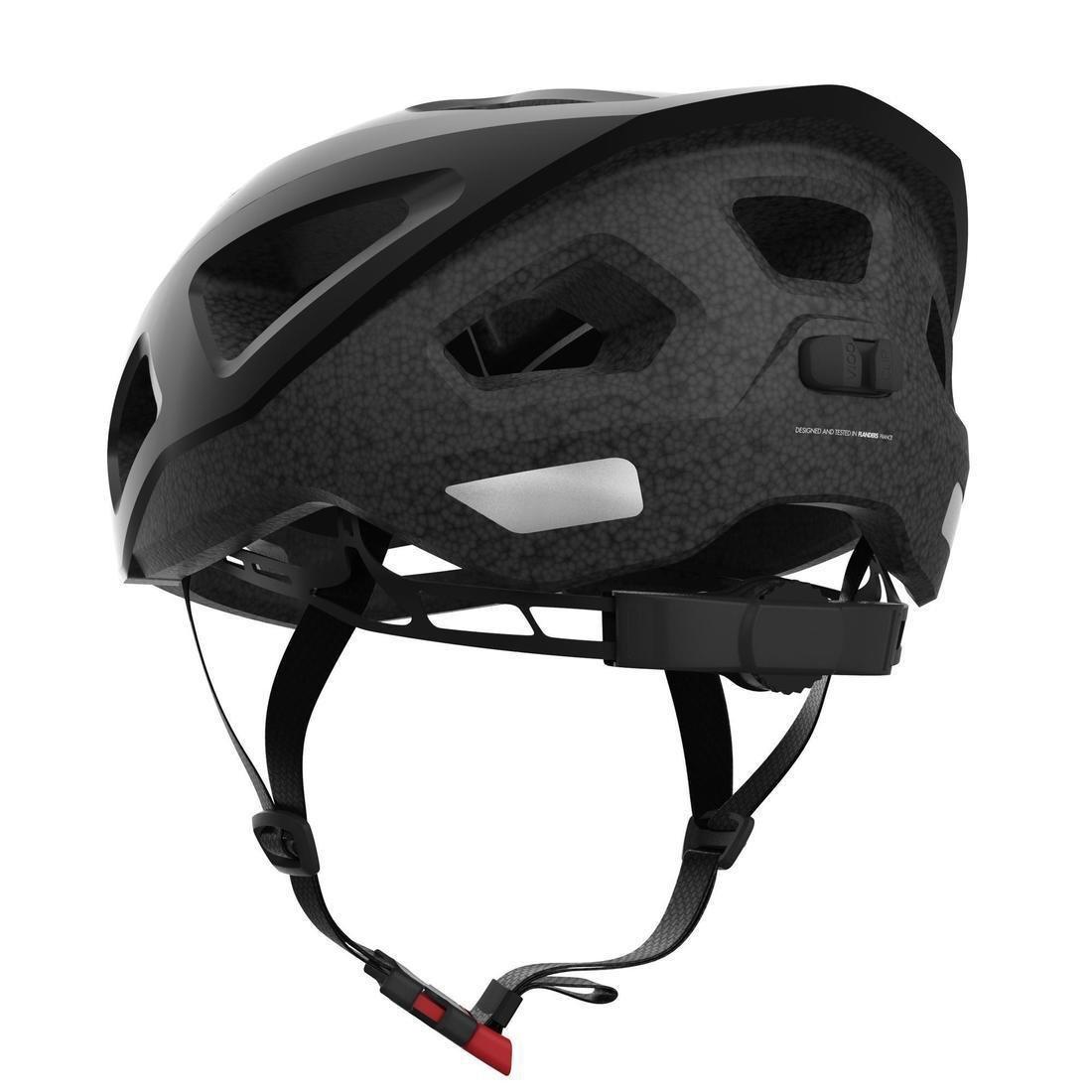 Roadr 100 Cycling Helmet, Black, No Color, large image number 13