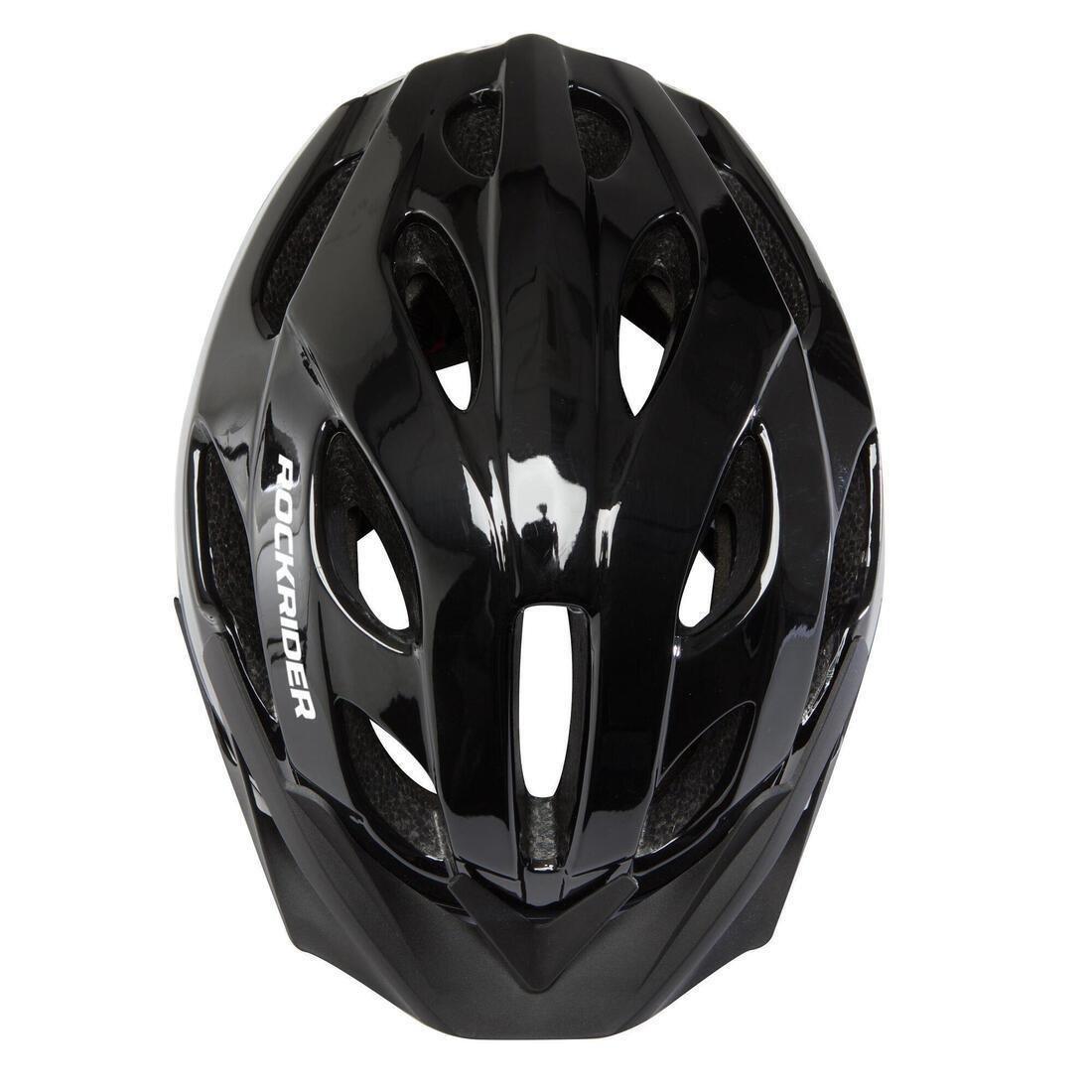 BLACK Mountain Bike Helmet ST 50 - Black, No Color, large image number 7