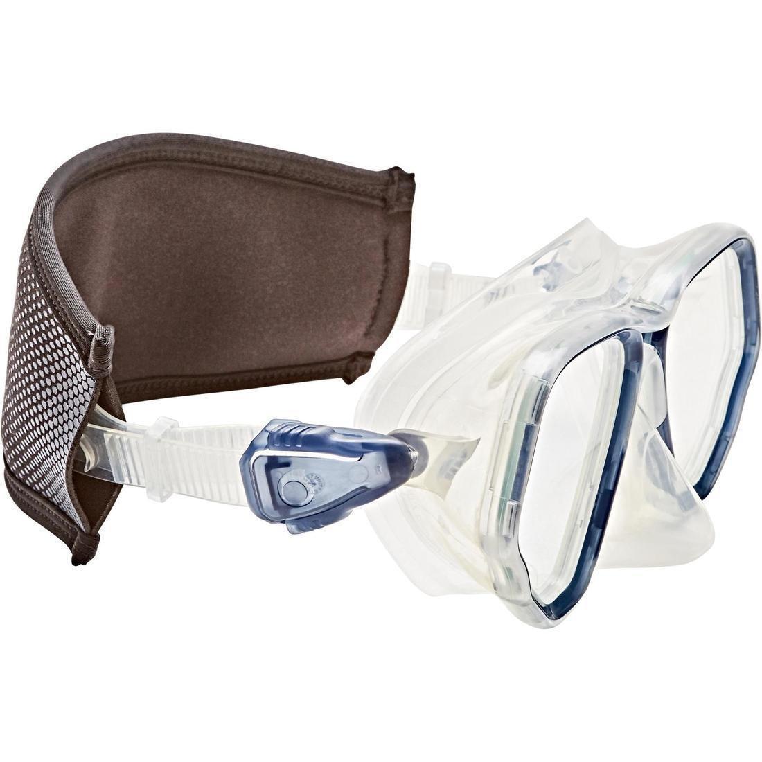 BLACK Neoprene over-strap for diving masks, No Color, large image number 0