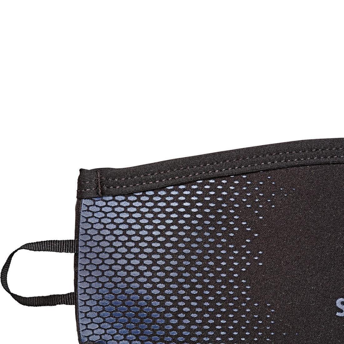 SUBEA - Neoprene over-strap for diving masks, BLACK