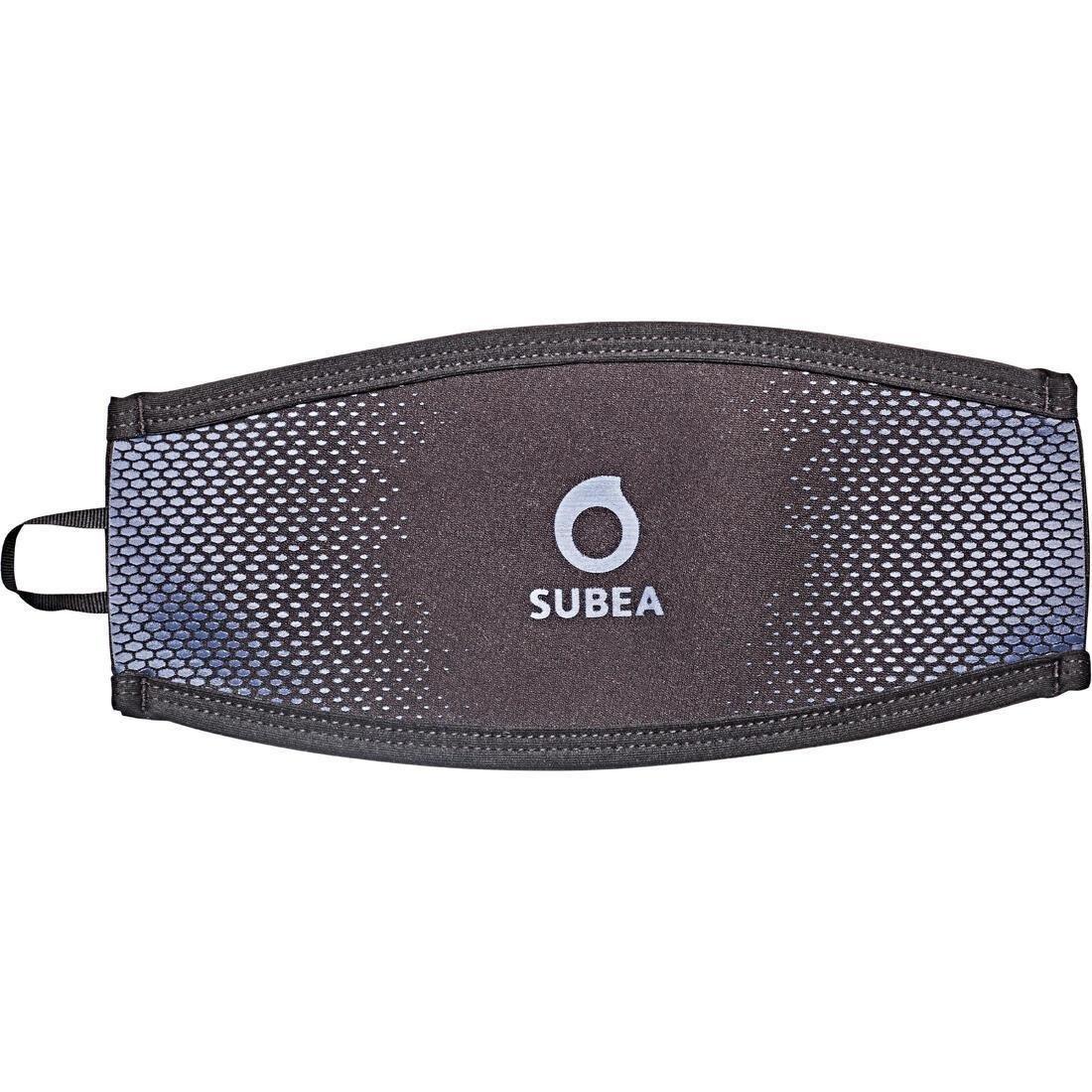 BLACK Neoprene over-strap for diving masks, No Color, large image number 4