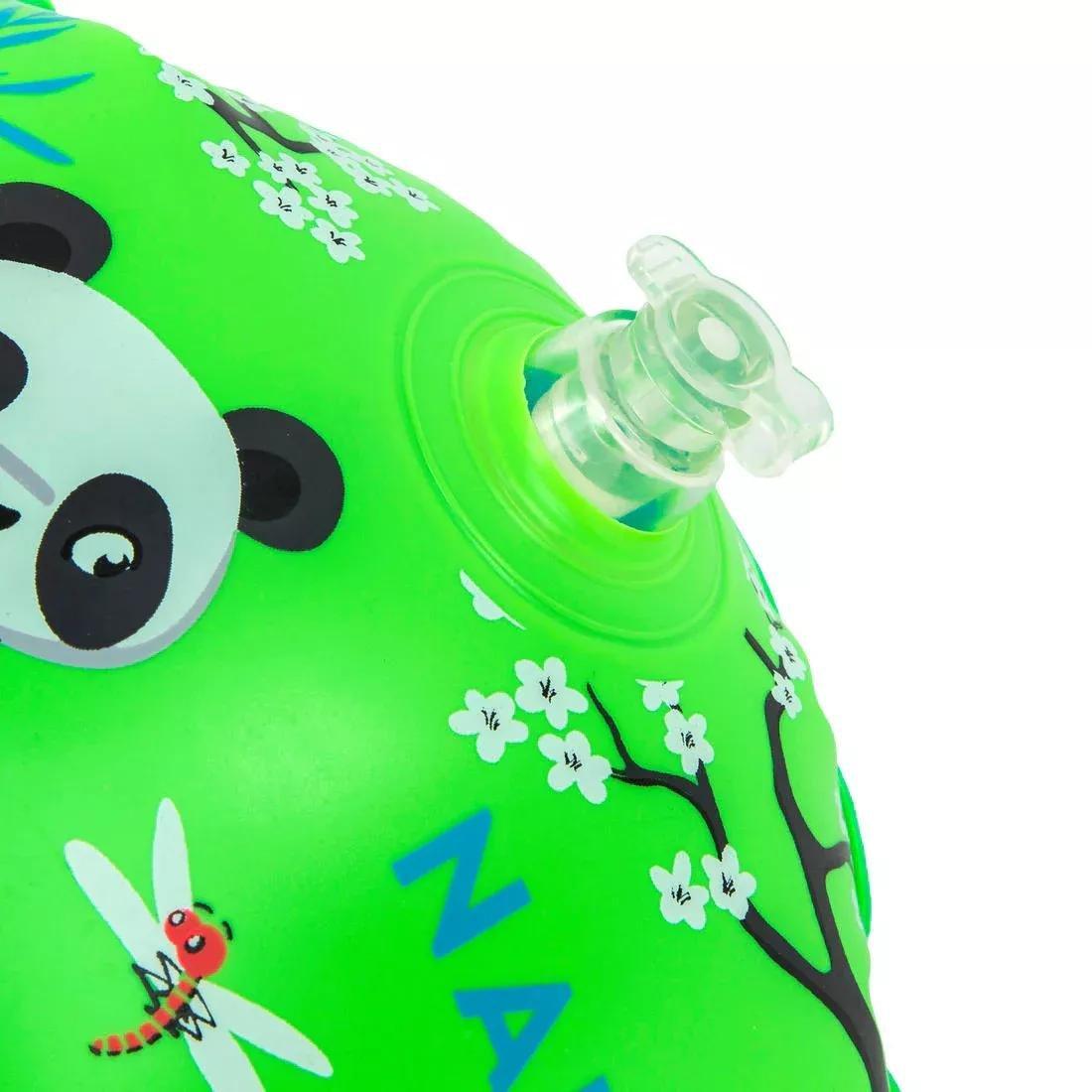 Kids Girls Swimming Armbands - Pandas Print - 11-30 Kg, Pink, No Color, large image number 8