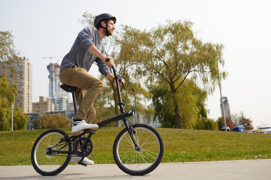 20 Inch Folding Bike Btwin 100, Black, , large image number 6