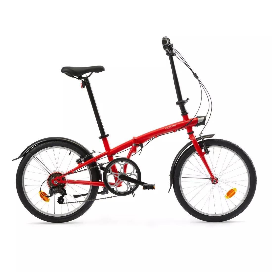 BRIGHT RED Tilt 120 folding bike - red, No Color, large image number 1