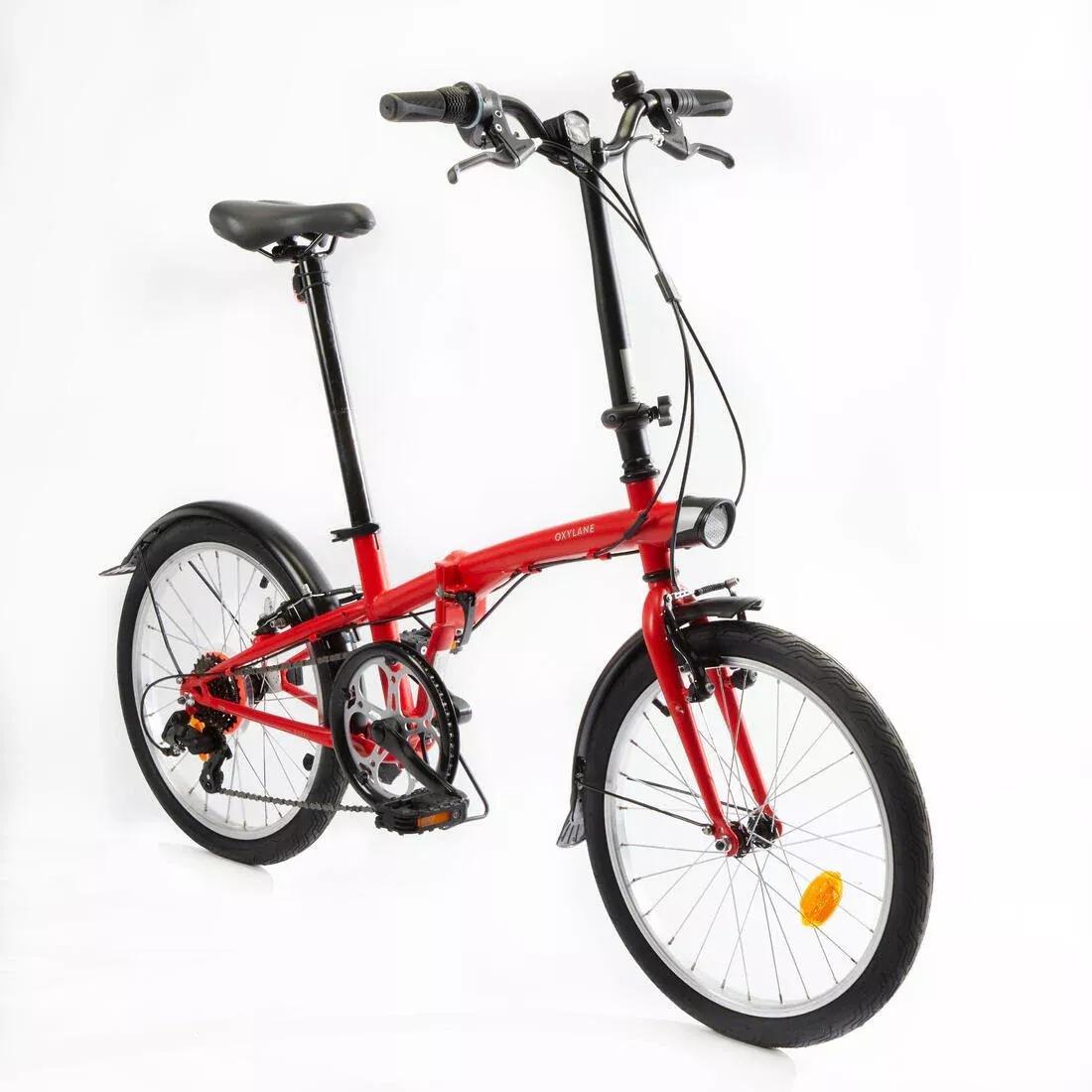 BRIGHT RED Tilt 120 folding bike - red, No Color, large image number 9