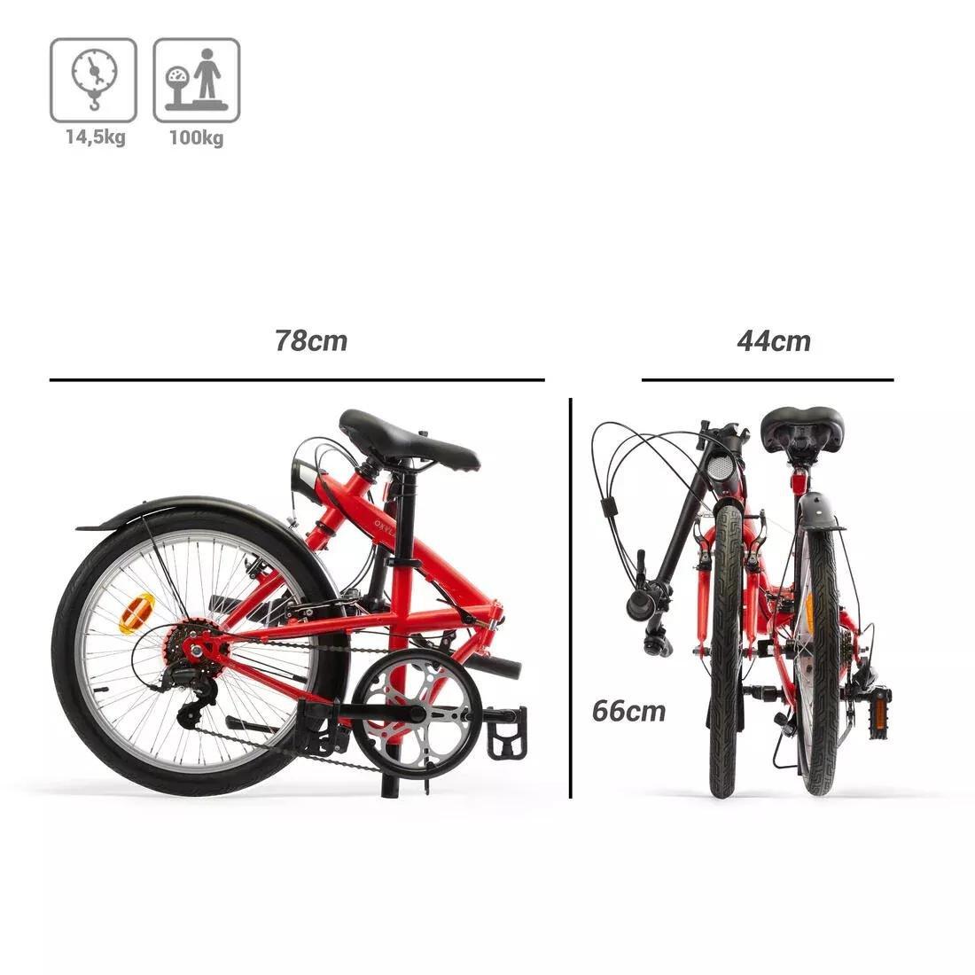 BRIGHT RED Tilt 120 folding bike - red, No Color, large image number 10