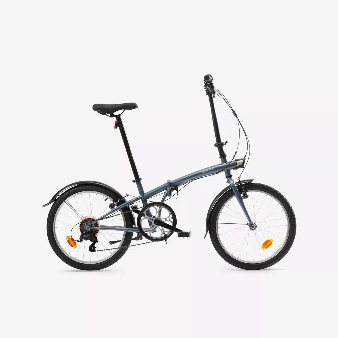 20 Inch Tilt120 Folding Bike, Grey Blue, No Color, large image number 0