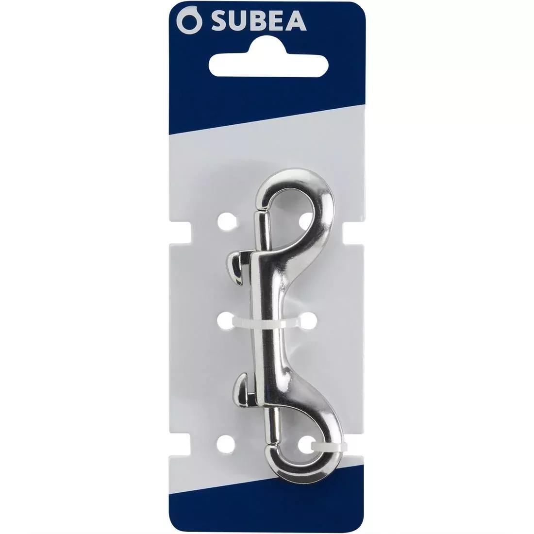 Double SCUBA Diving Snap Hook - SCD 100 mm, No Color, medium