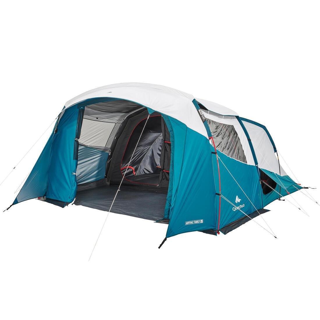 5 Man Blackout Tent With Poles - Arpenaz 5.2, No Color, large image number 0