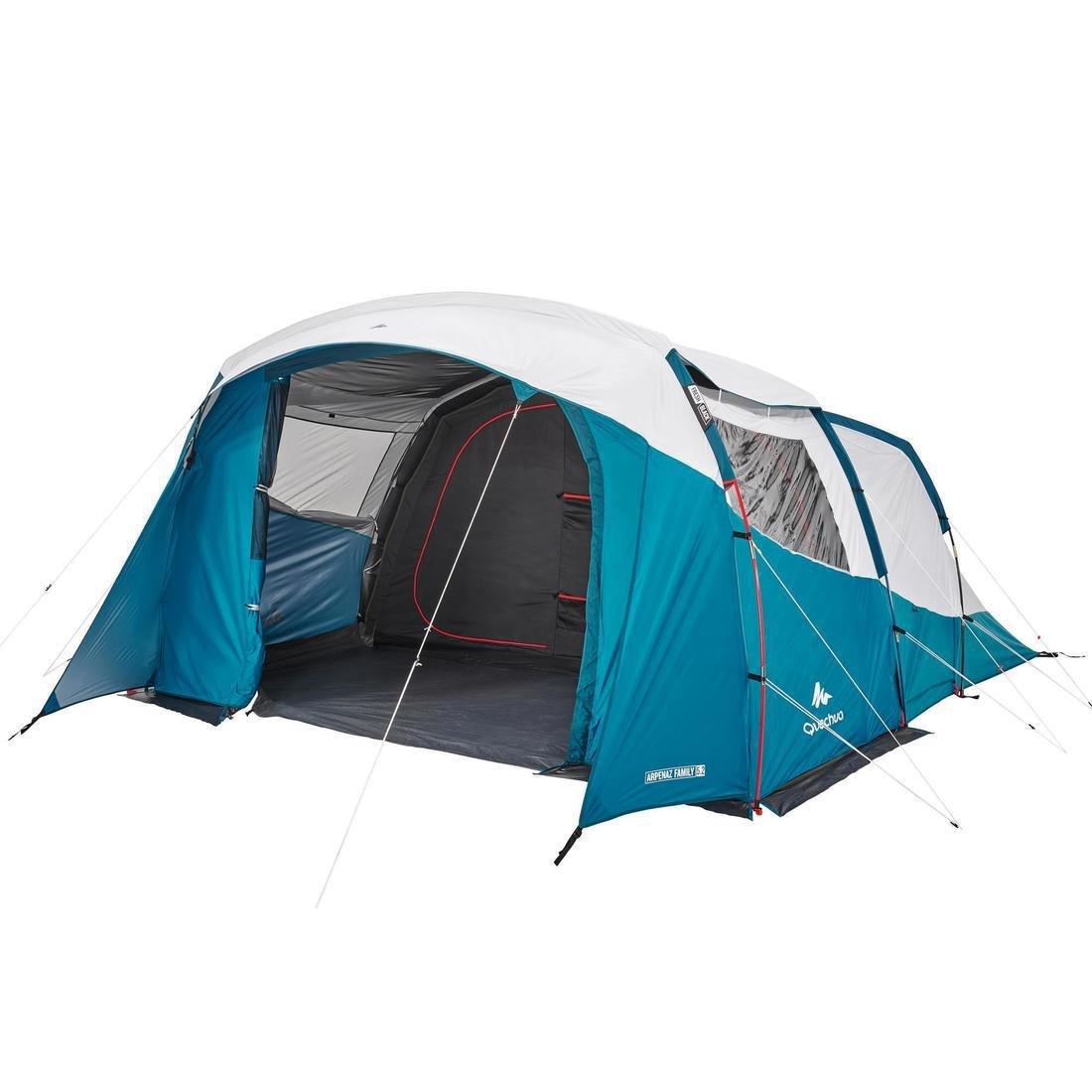 5 Man Blackout Tent With Poles - Arpenaz 5.2, No Color, large image number 10