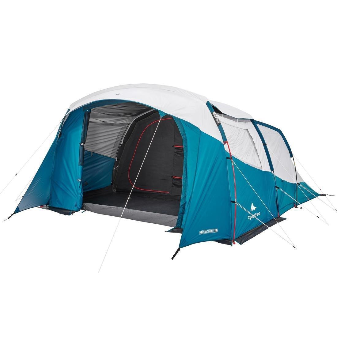 5 Man Blackout Tent With Poles - Arpenaz 5.2, No Color, large image number 11