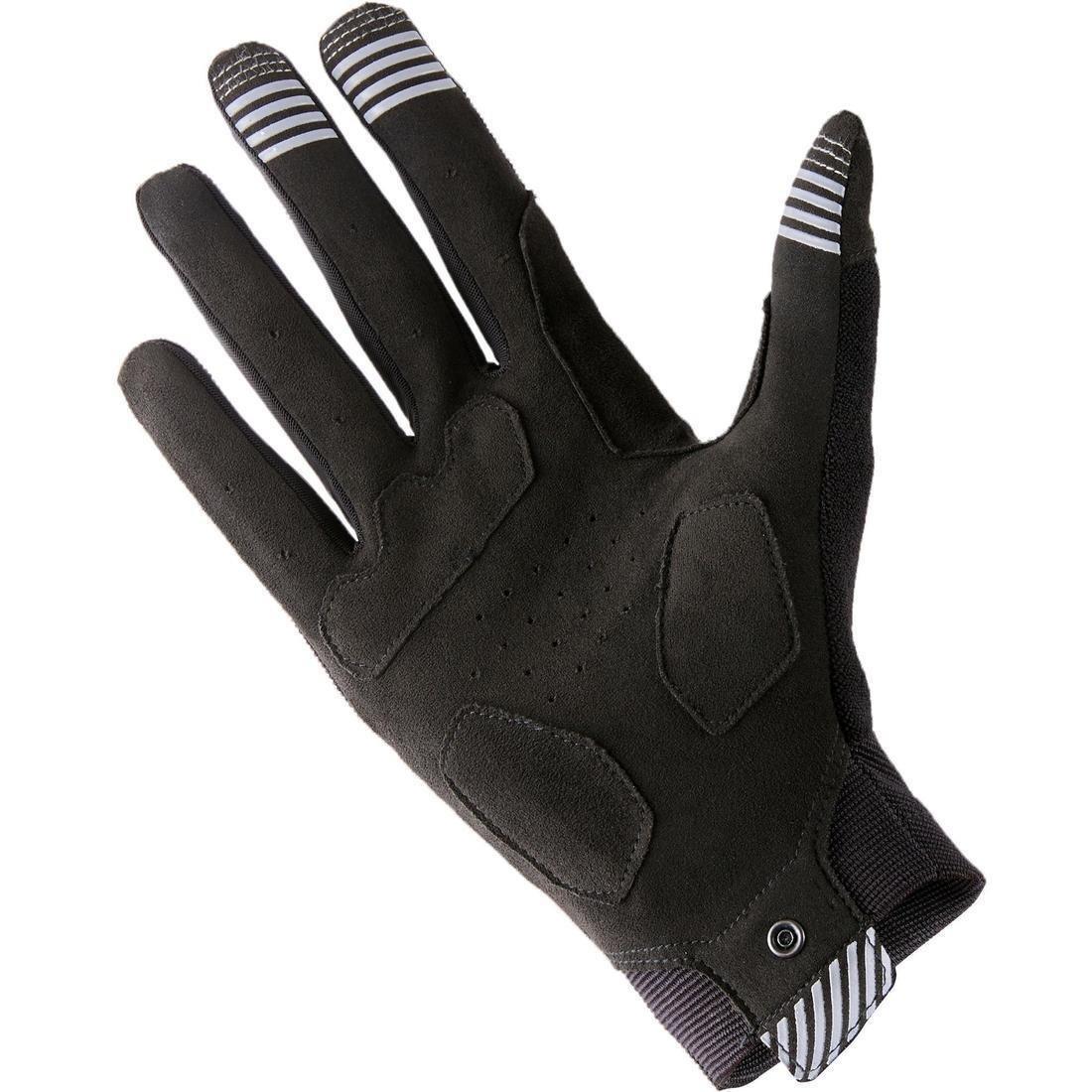 ROCKRIDER - Vega Biking Gloves T100, Black