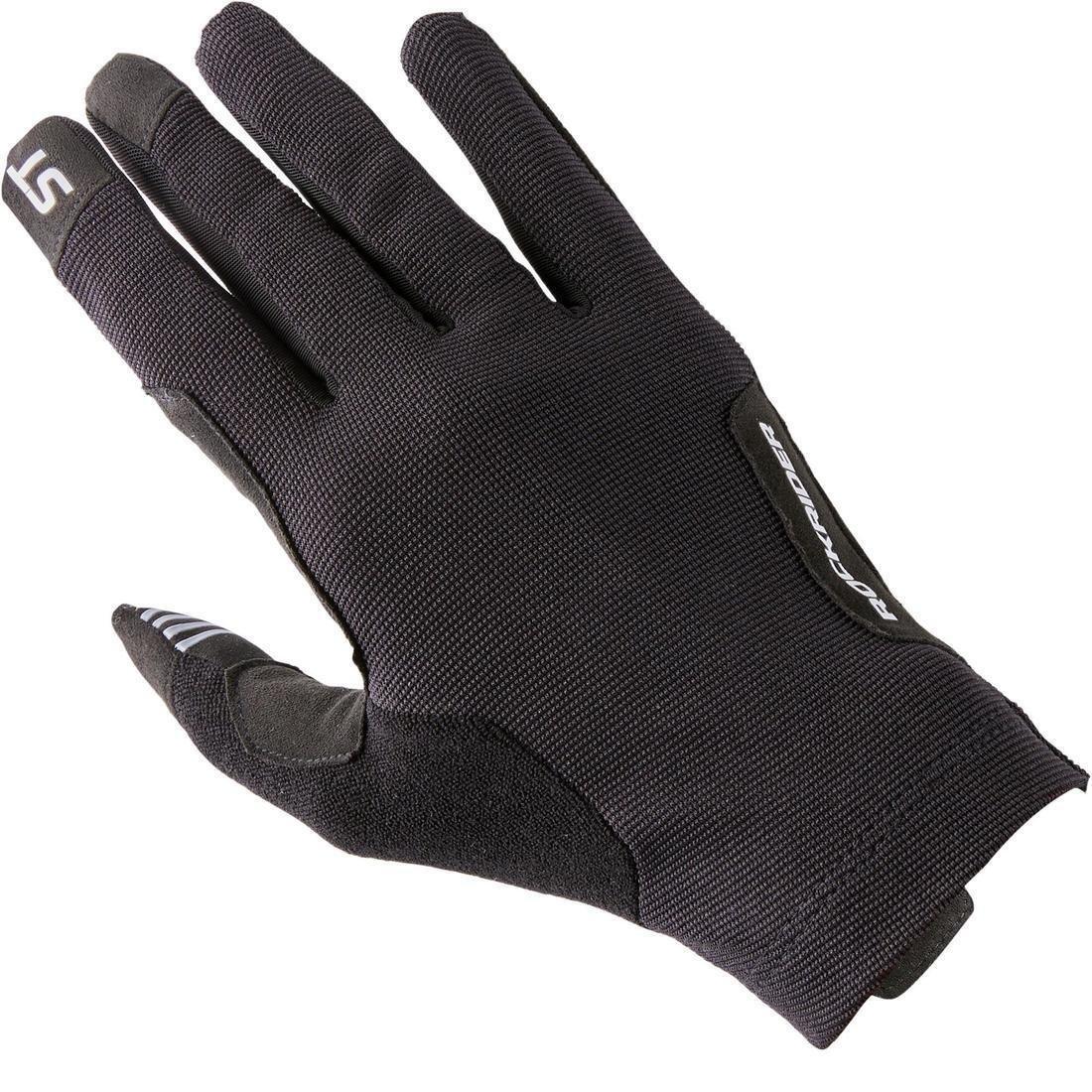 ROCKRIDER - Vega Biking Gloves T100, Black