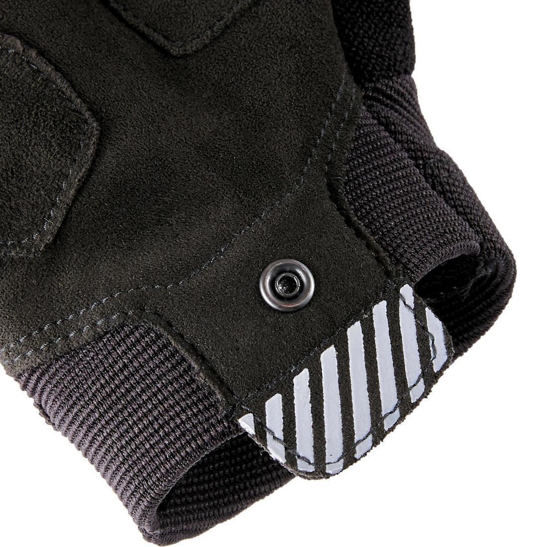 ROCKRIDER - Vega Biking Gloves T100, Black